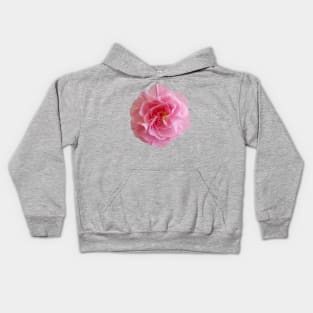 Hot Pink Carnation Flower Kids Hoodie